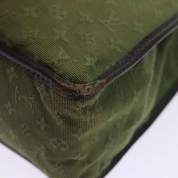 LOUIS VUITTON Monogram Mini Sac Catline Hand Bag TST Khaki M92327 LV Auth 76028 - Picture 7 of 15